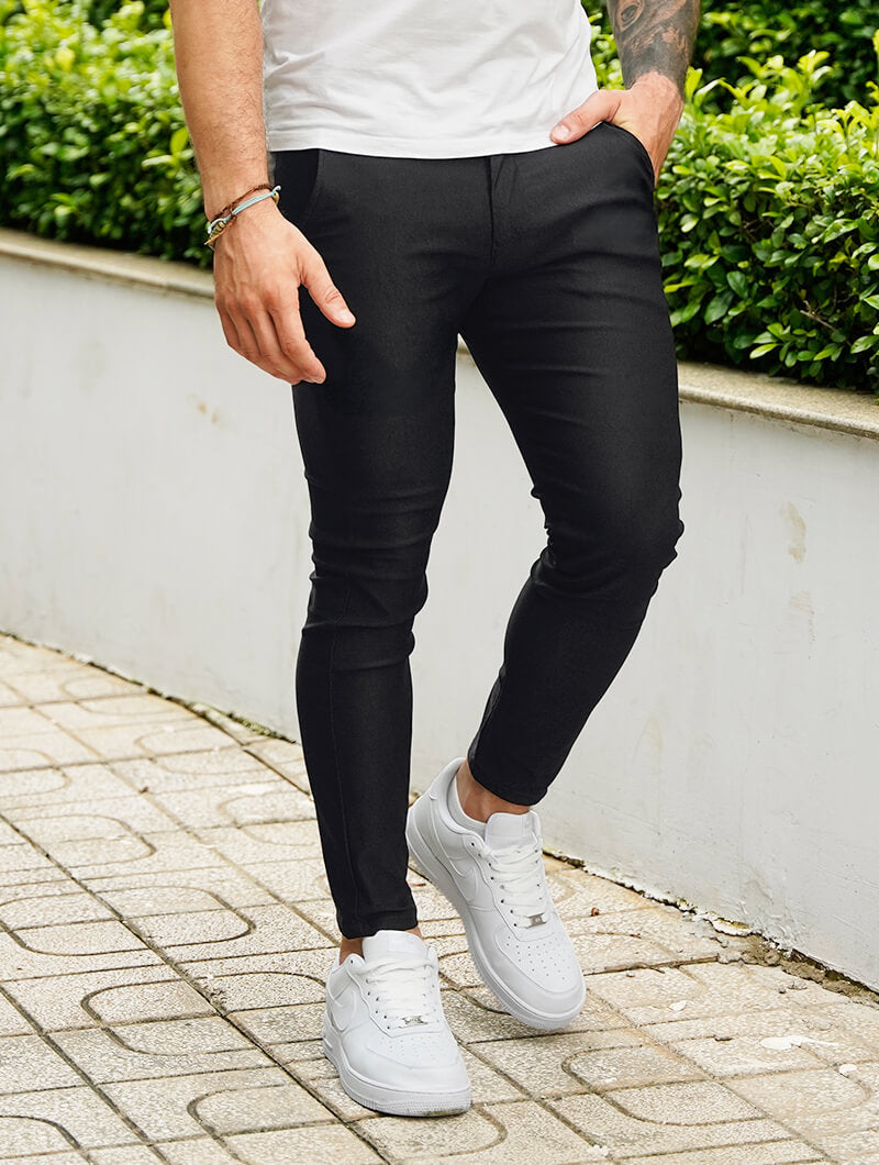 Noa Pantalón Stretch - Negro