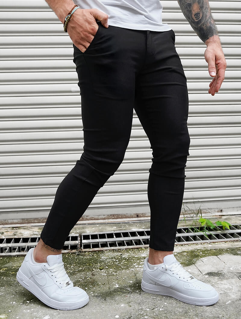 Noa Pantalón Stretch - Negro
