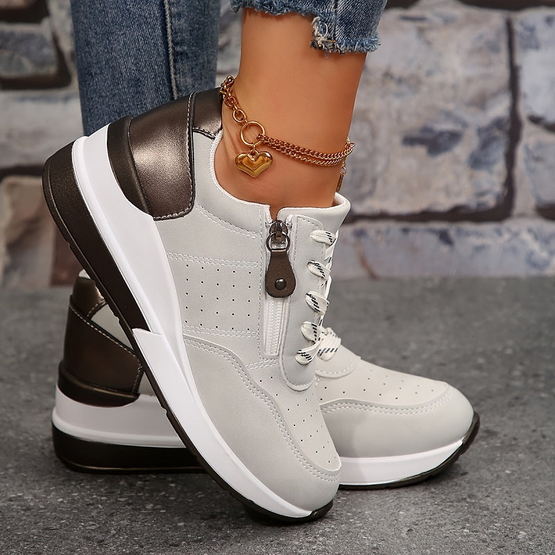 Tenis con Soporte de Arco y Horma Amplia