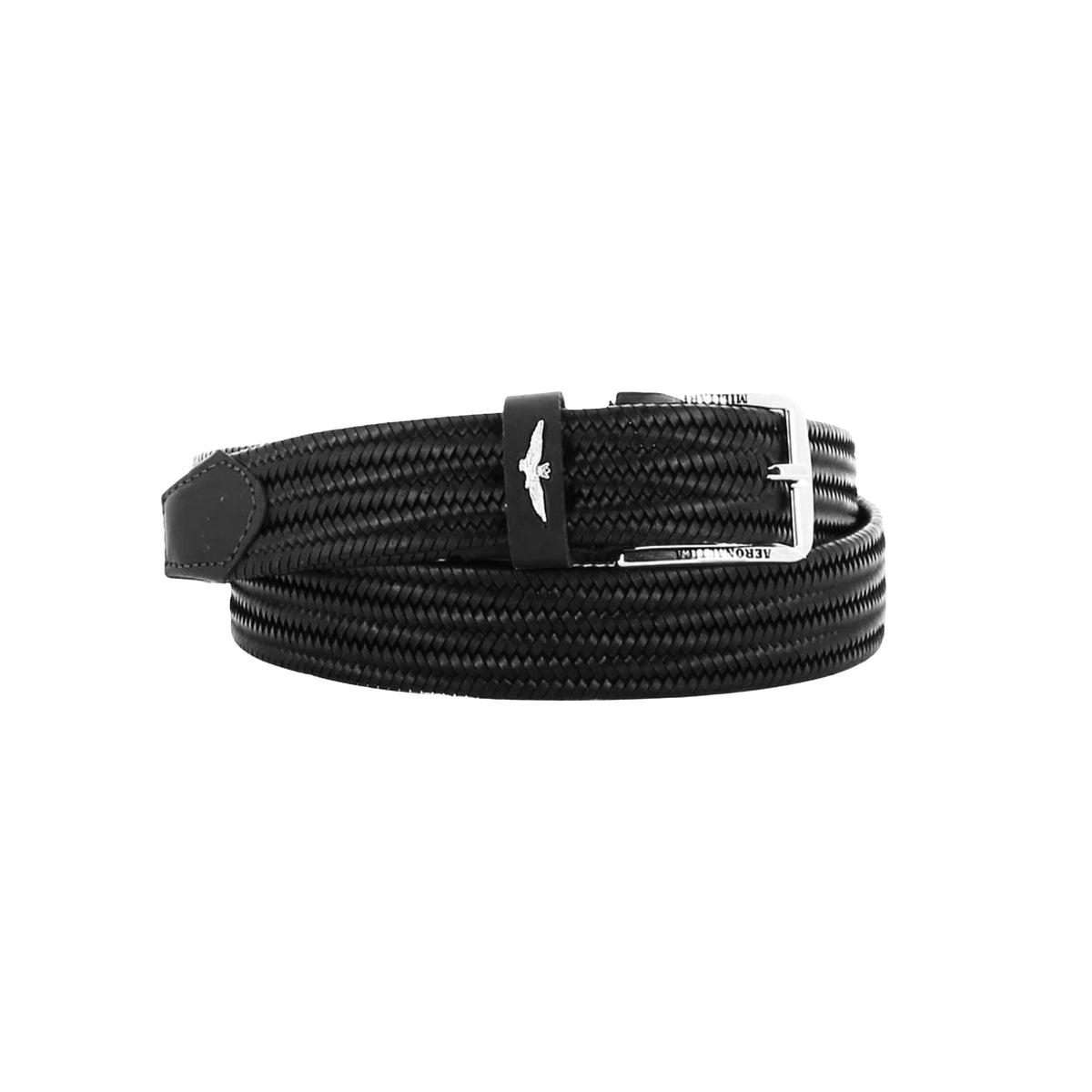 Cinturón elástico para hombre AM416 de piel genuina