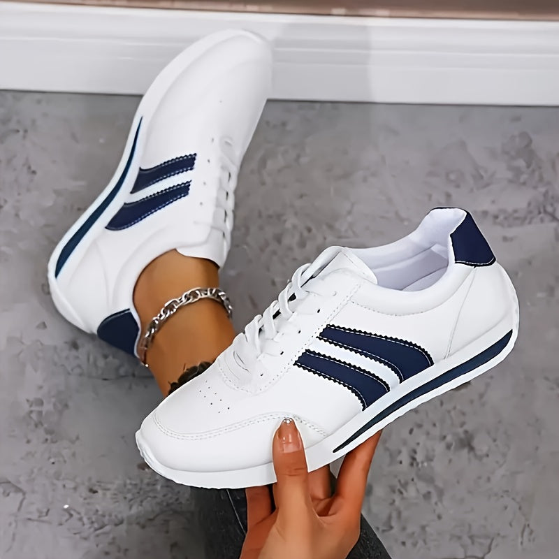 Tenis Blancos Ultraligeros con Soporte de Arco