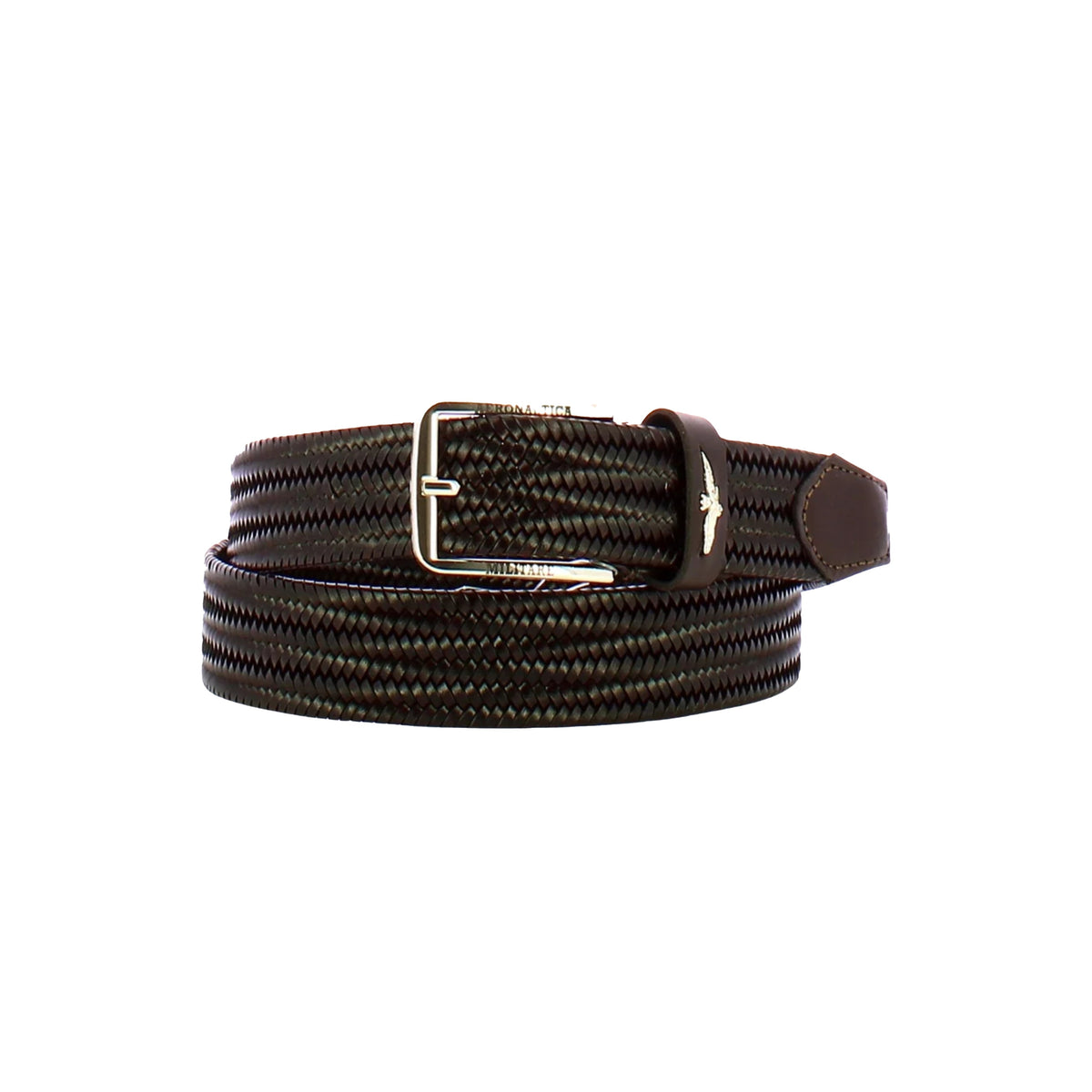 Cinturón elástico para hombre AM416 de piel genuina
