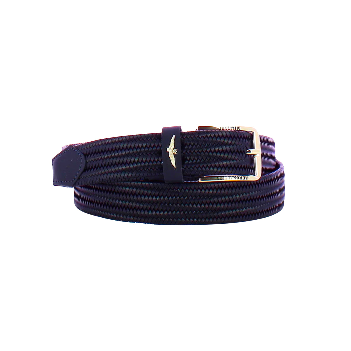 Cinturón elástico para hombre AM416 de piel genuina