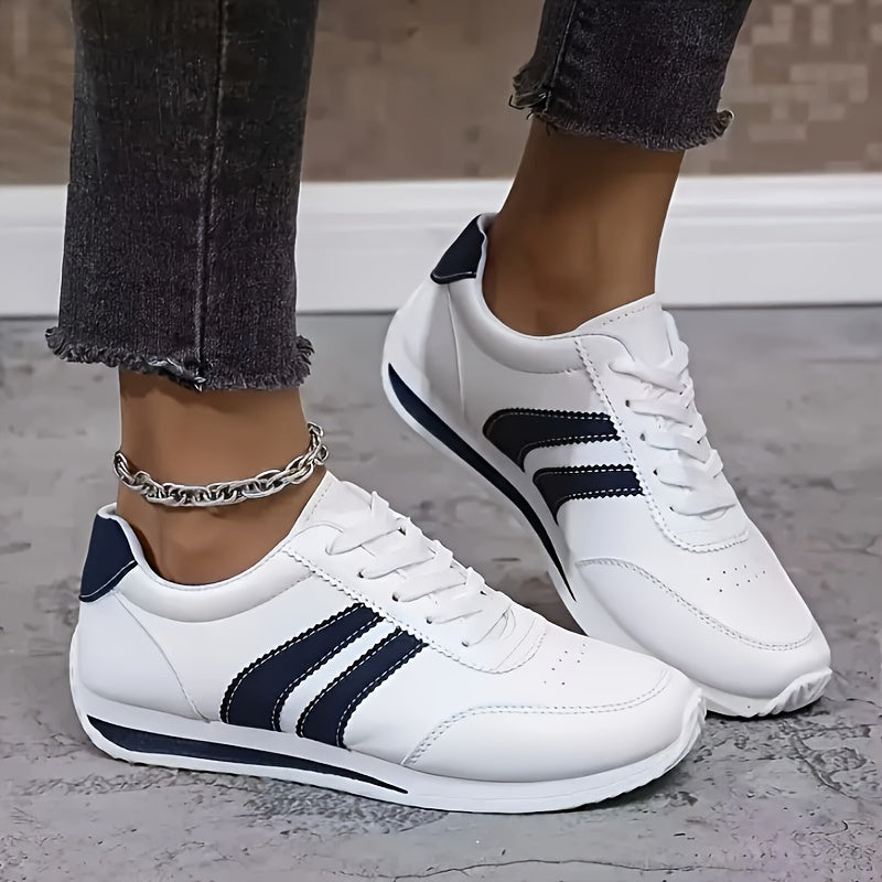 Tenis Blancos Ultraligeros con Soporte de Arco