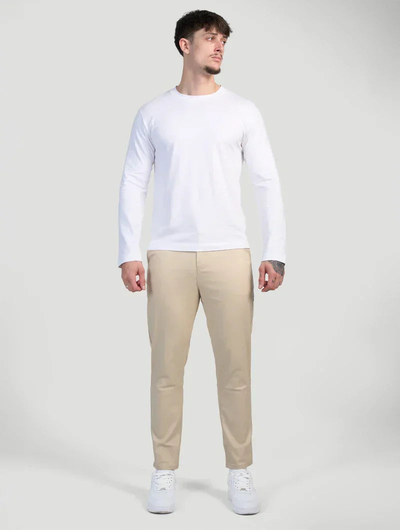 Astino Pantalón Stretch - Beige