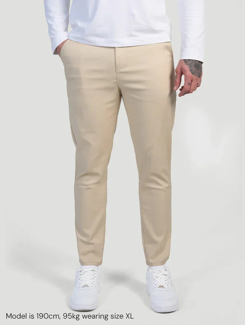 Astino Pantalón Stretch - Beige