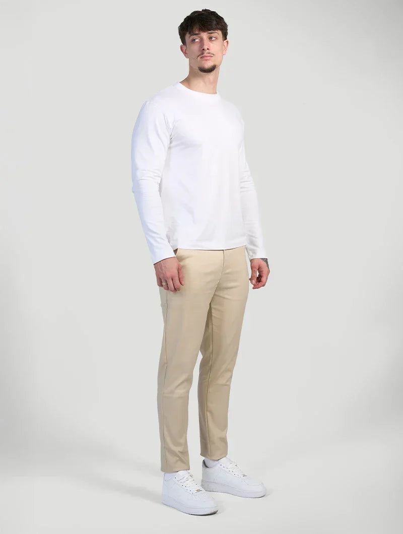 Astino Pantalón Stretch - Beige