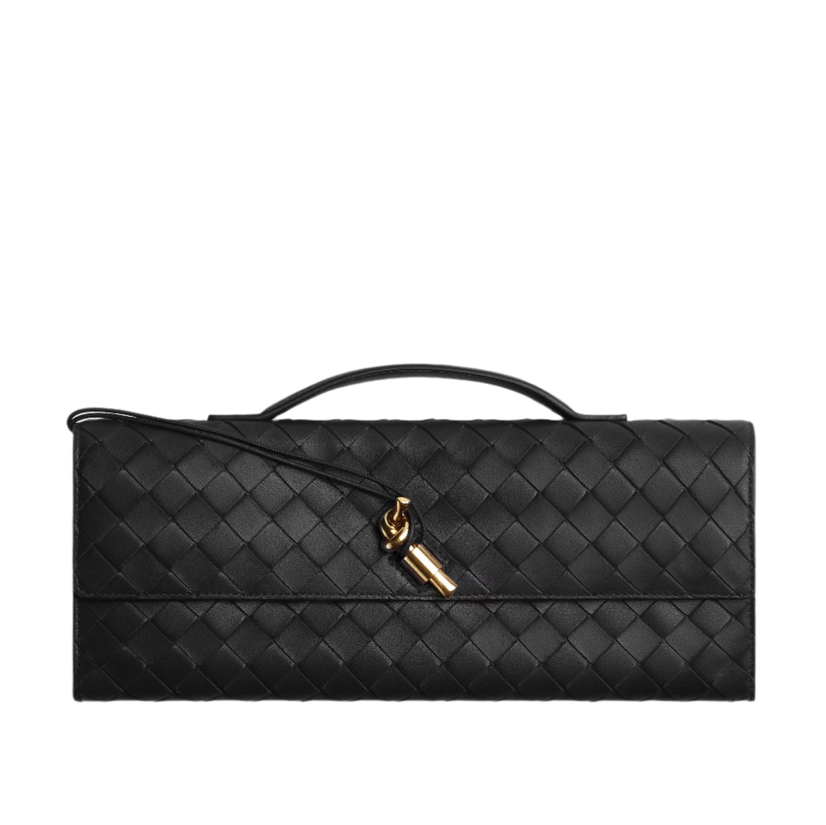 Bolsa Alargada Trenzada Minimalista
