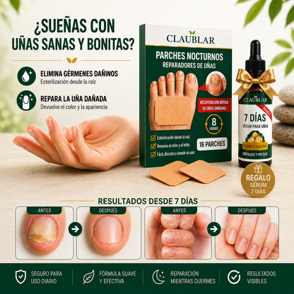 TRATAMIENTO COMPLETO 24 HORAS PARA UÑAS DAÑADAS