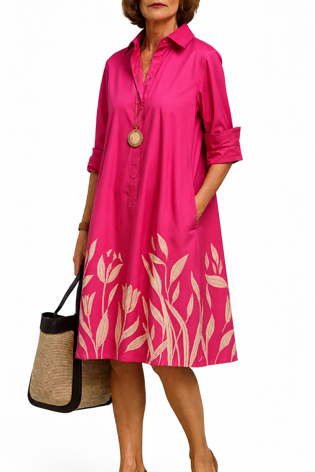 GRACE | Vestido midi elegante y detallado