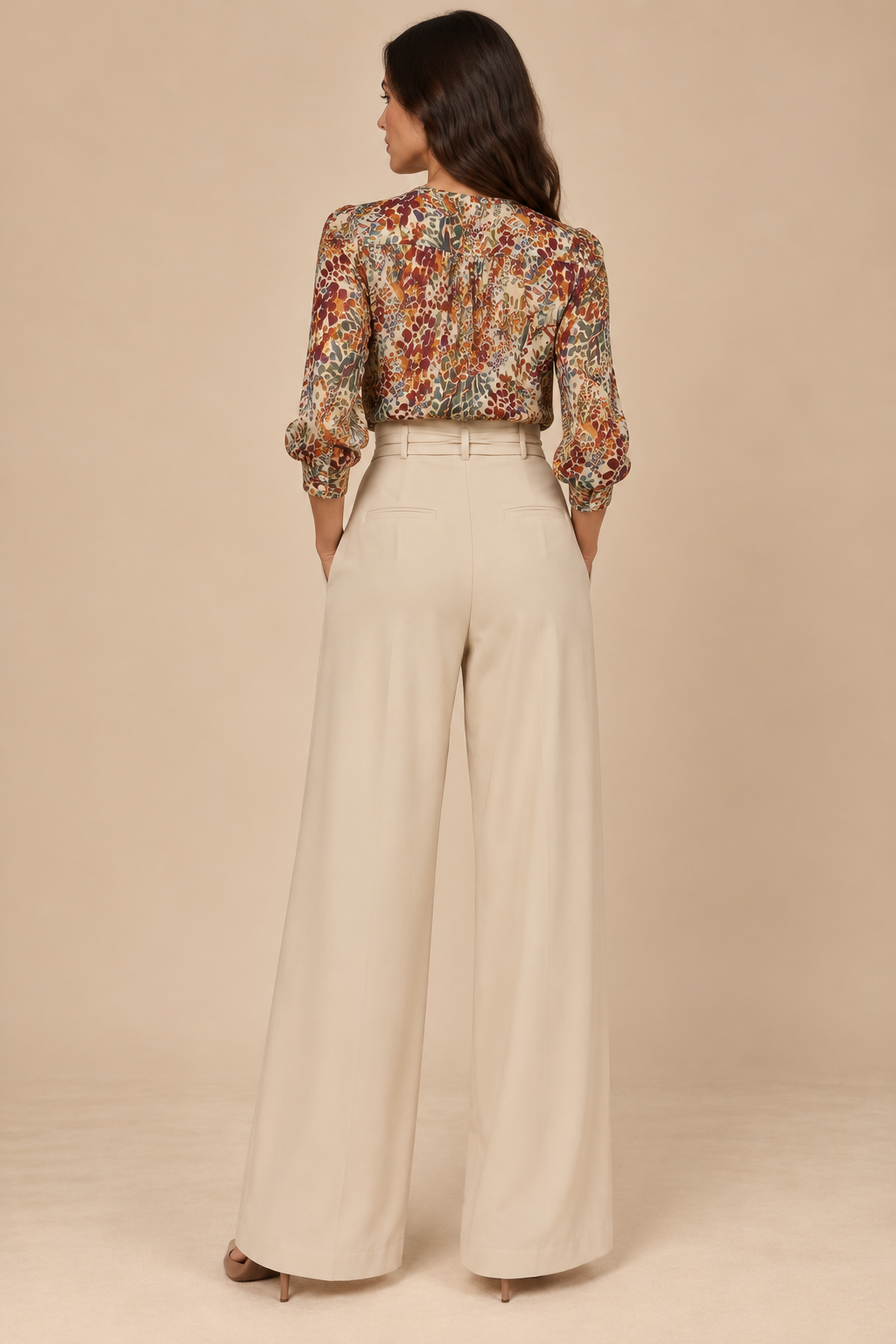 Georgiana | Pantalón Elegante de Tiro Alto