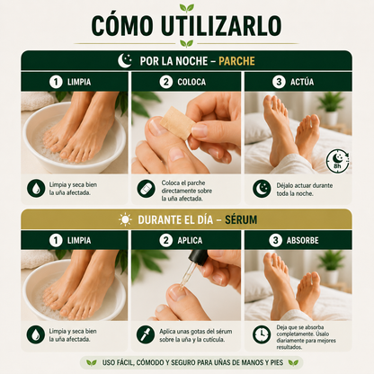 TRATAMIENTO COMPLETO 24 HORAS PARA UÑAS DAÑADAS