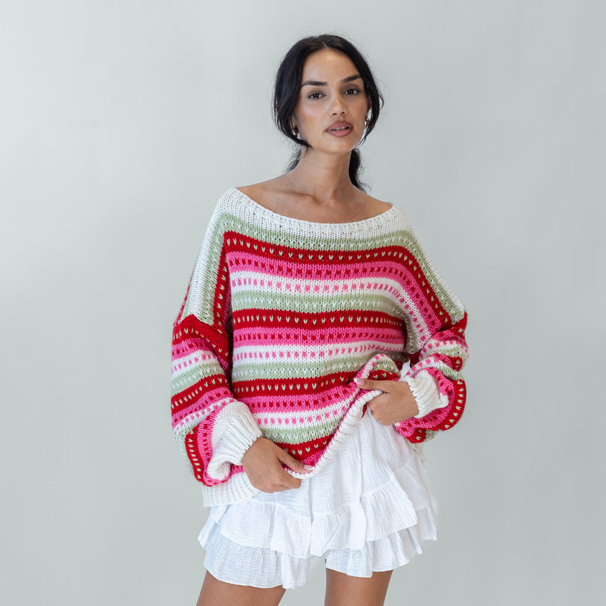 Suéter Tejido Linéa Fleur