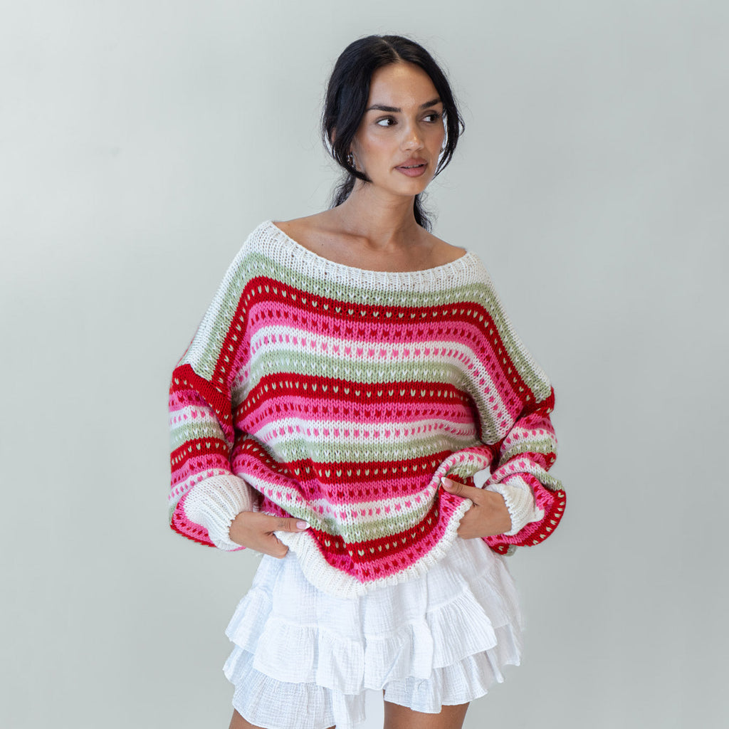 Suéter Tejido Linéa Fleur