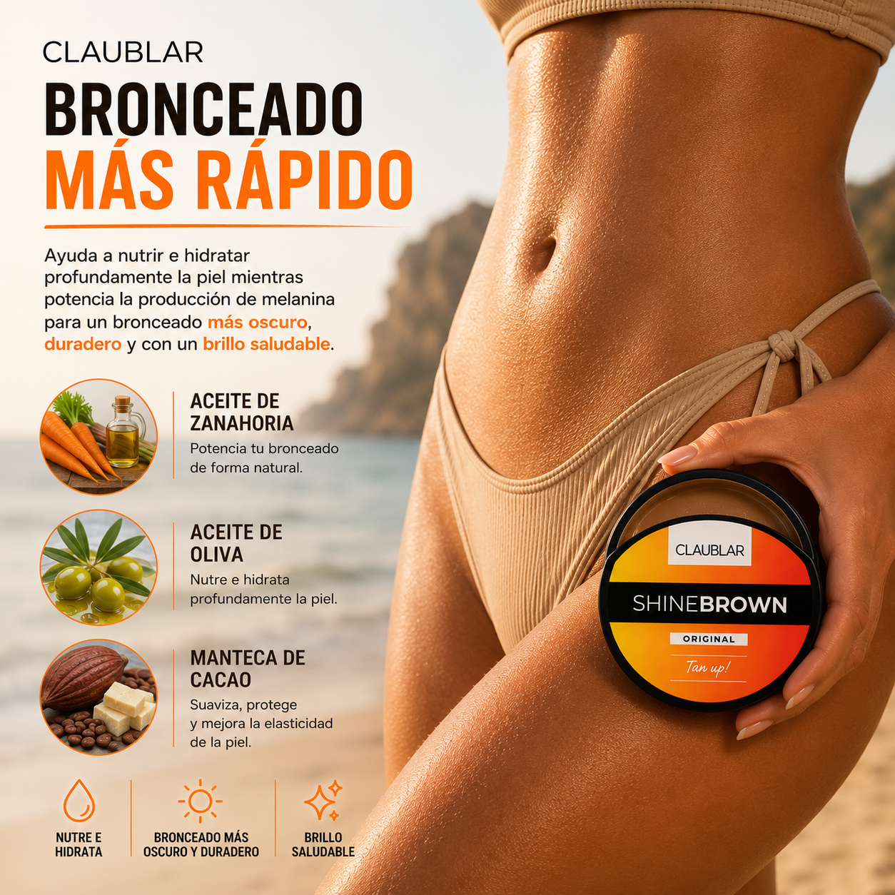 ☀️ Consigue un Bronceado Más Intenso, Natural y Duradero