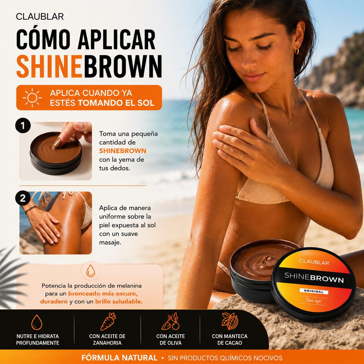 ☀️ Consigue un Bronceado Más Intenso, Natural y Duradero