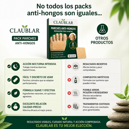 16 Parches Anti-Hongos CLAUBLAR™