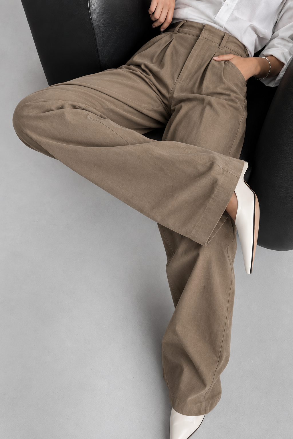 Gisela | Pantalón de Micropana de Tiro Alto