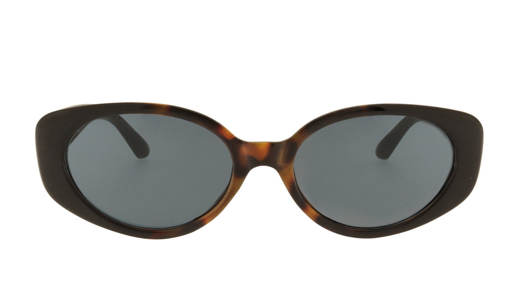 Lentes de sol ovalados vintage Ónix