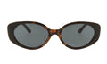 Lentes de sol ovalados vintage Ónix