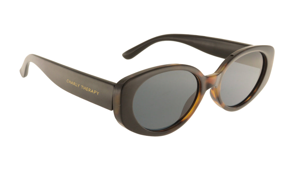 Lentes de sol ovalados vintage Ónix