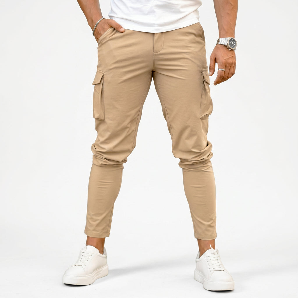 Franco Pantalones Cargo - Caqui