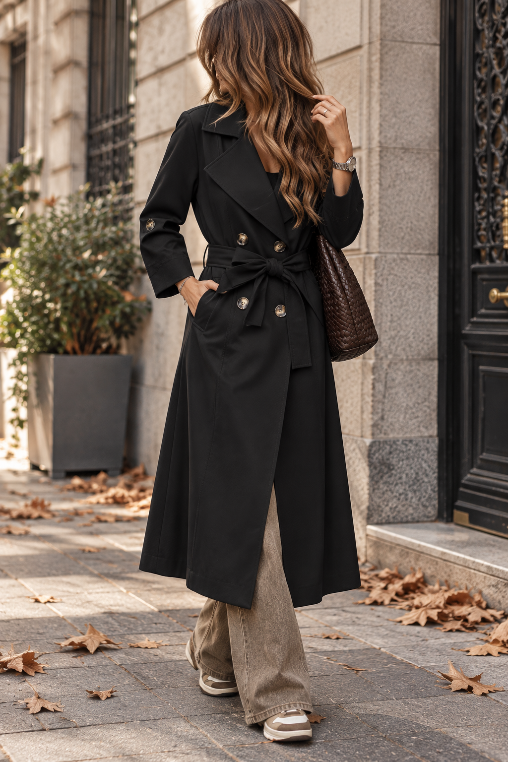 Paris | Gabardina Trench Clásica Estilo Parisino