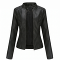 Miranda | Chamarra Biker Slim con Cuello Mao y Cierre