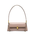 Bolsa de Hombro Minimalista con Herrajes Dorados