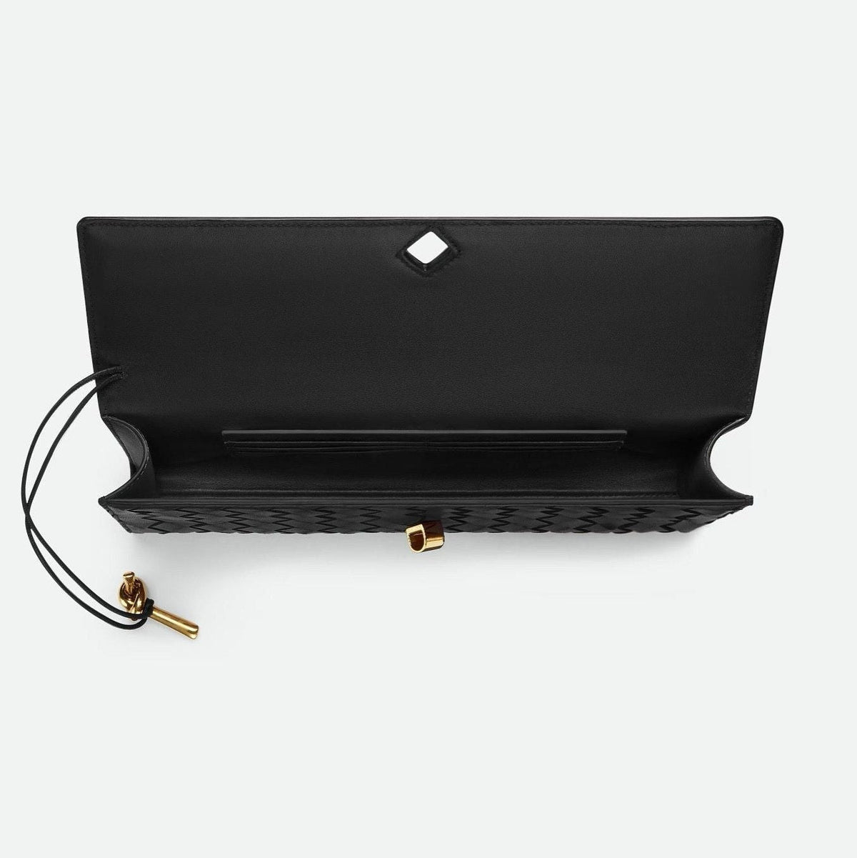 Bolsa Alargada Trenzada Minimalista