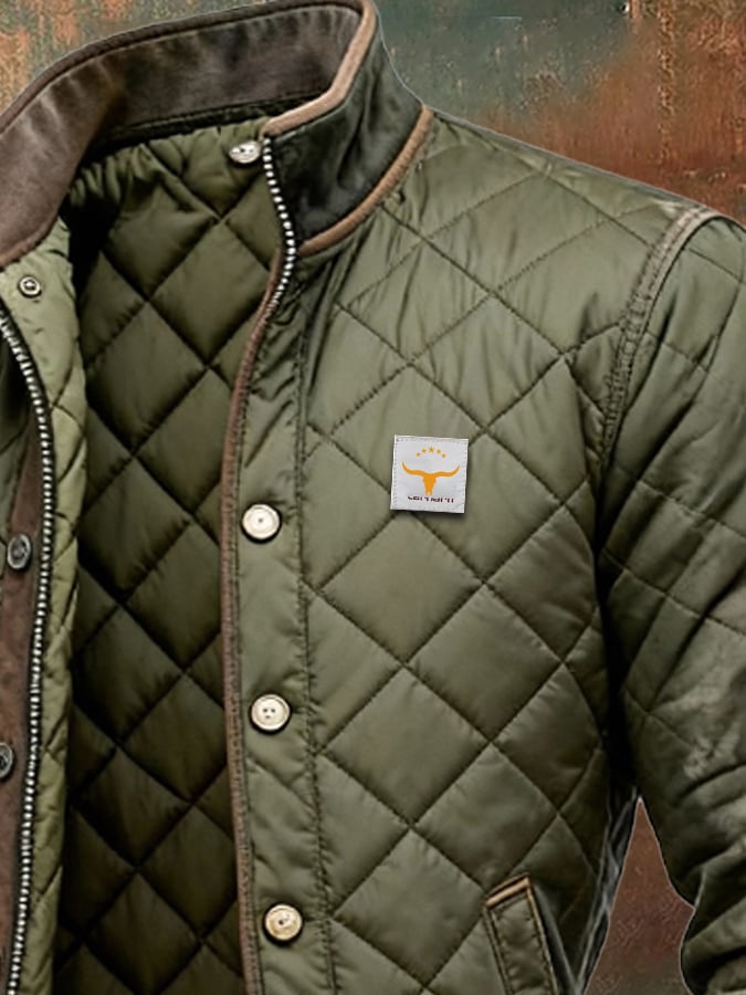 Arvendo | Chamarra acolchada para hombre, cálida y con estilo elegante