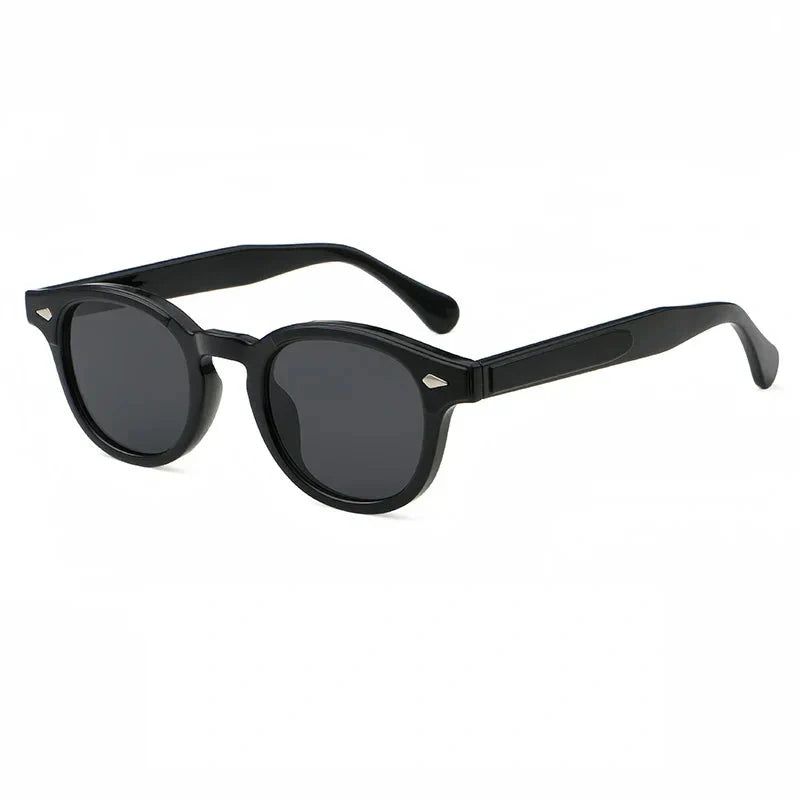 Lentes de sol redondos clásicos para hombre