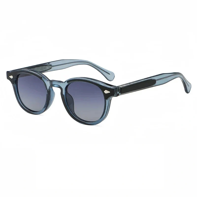 Lentes de sol redondos clásicos para hombre