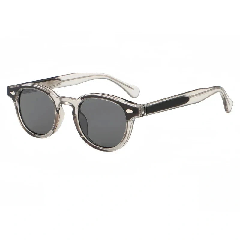 Lentes de sol redondos clásicos para hombre