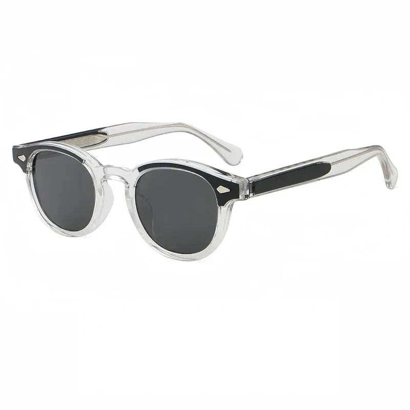Lentes de sol redondos clásicos para hombre