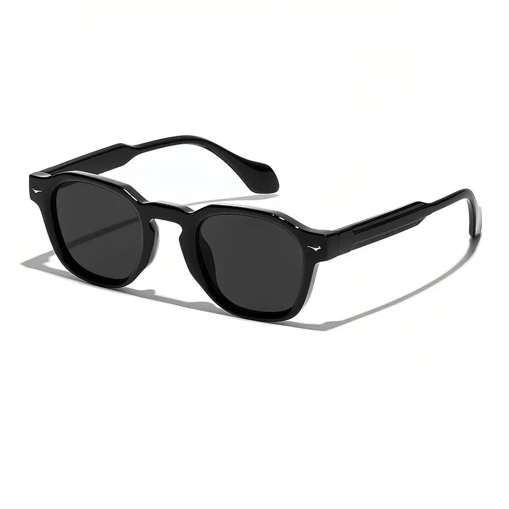 Lentes de sol redondos atemporales para hombre