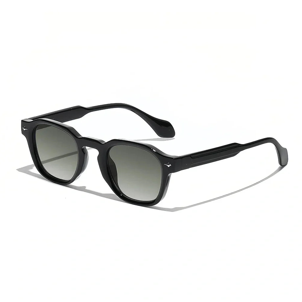 Lentes de sol redondos atemporales para hombre