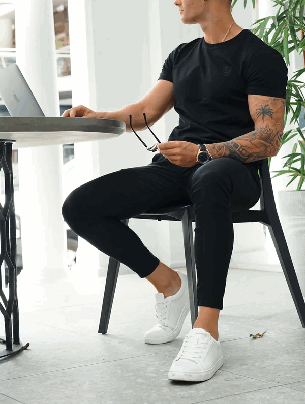 Noa Pantalón Stretch - Negro