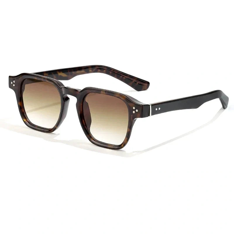 Lentes de sol cuadrados versátiles para hombre
