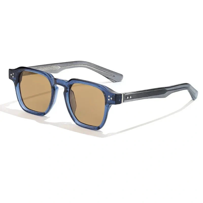 Lentes de sol cuadrados versátiles para hombre