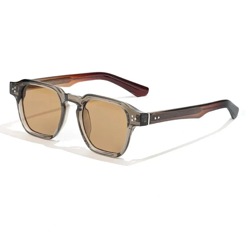 Lentes de sol cuadrados versátiles para hombre