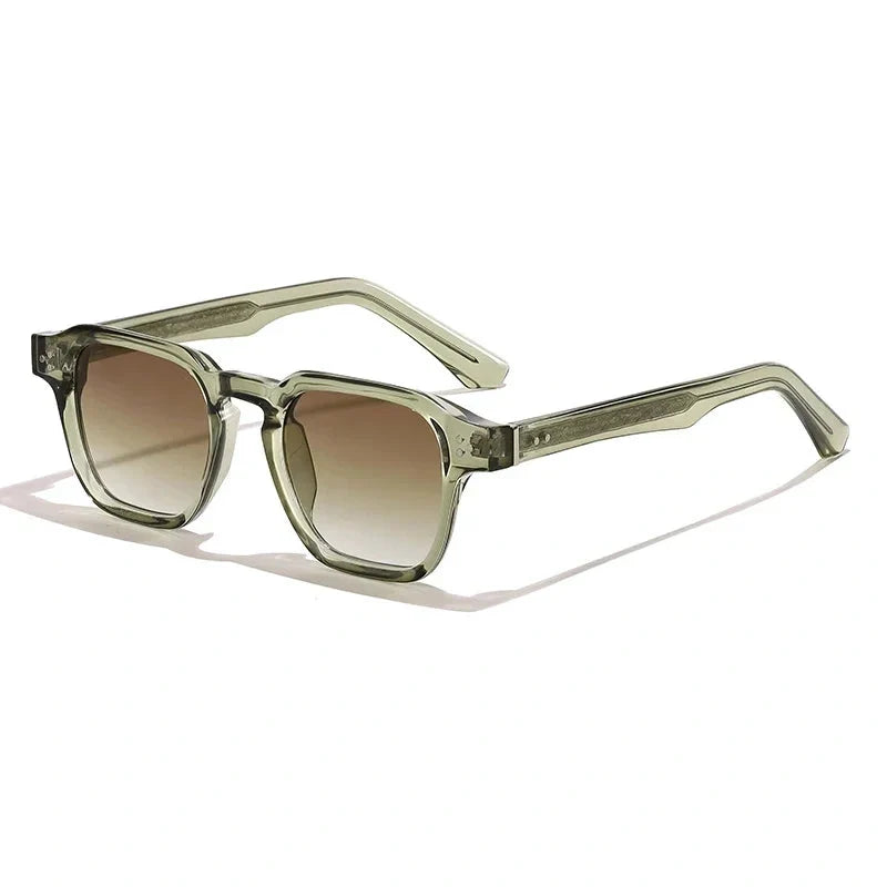 Lentes de sol cuadrados versátiles para hombre