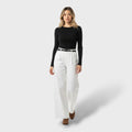 Pantalón de Vestir Pierna Ancha Mujer