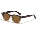 Lentes de sol cuadrados geométricos para hombre