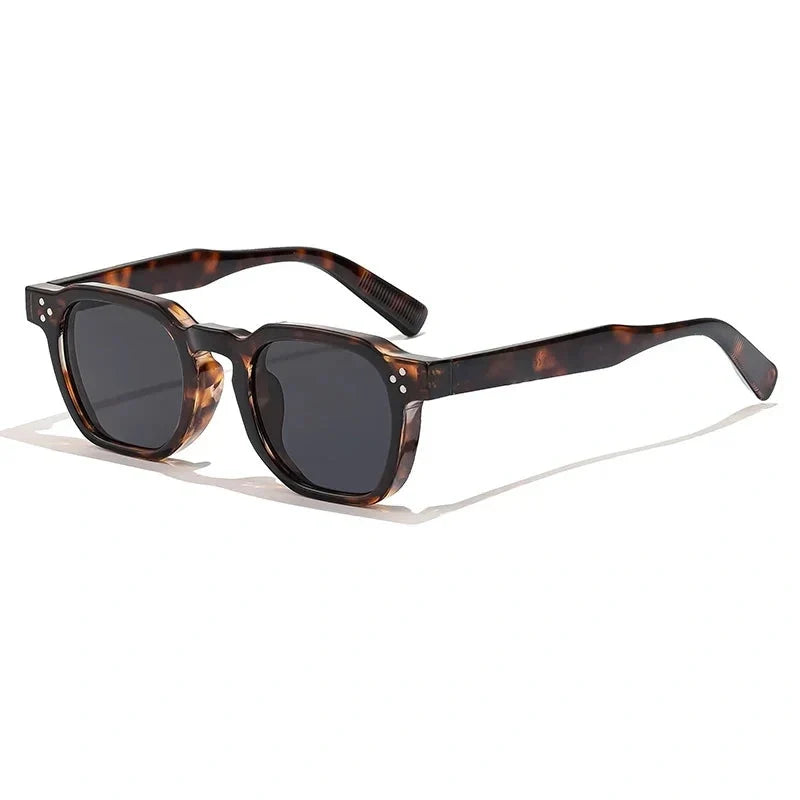 Lentes de sol cuadrados geométricos para hombre
