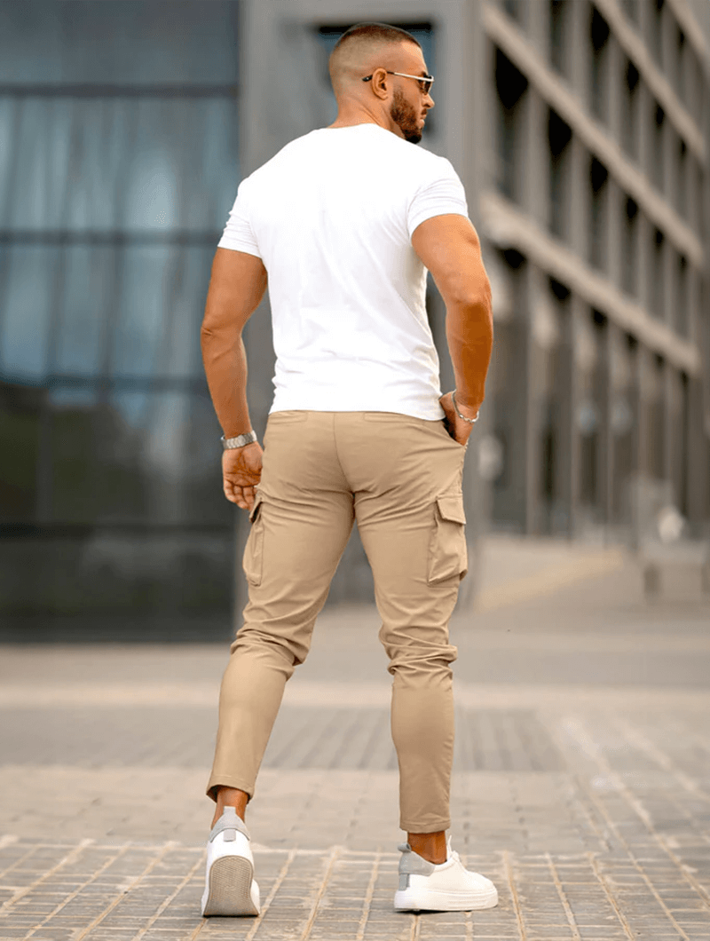 Franco Pantalones Cargo - Caqui