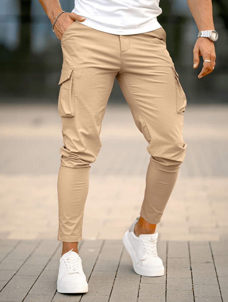 Franco Pantalones Cargo - Caqui