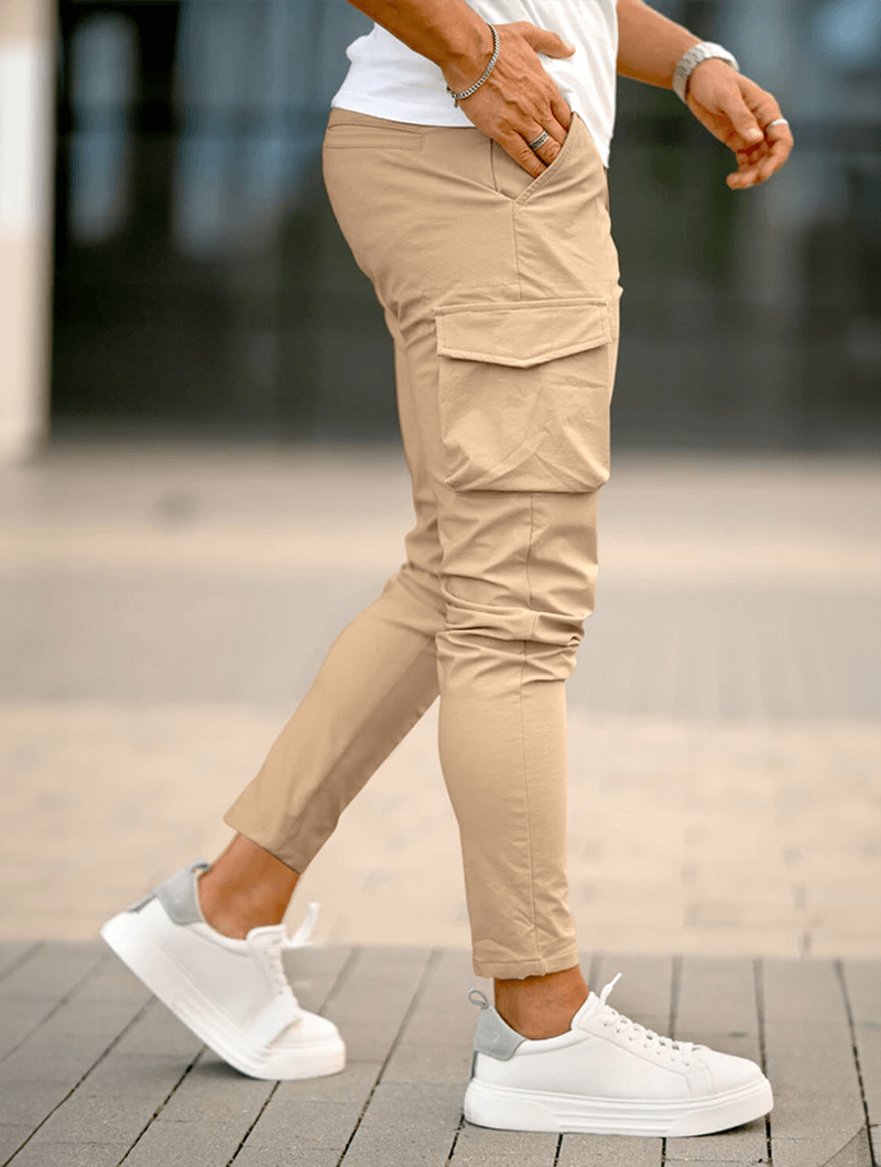 Franco Pantalones Cargo - Caqui