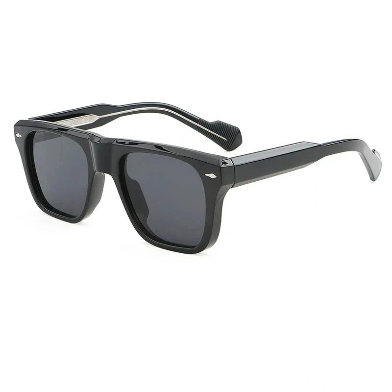 Lentes de sol oversize carey para hombre