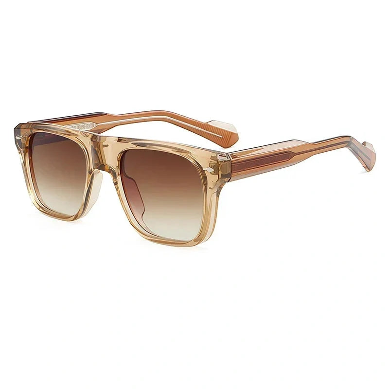 Lentes de sol oversize carey para hombre
